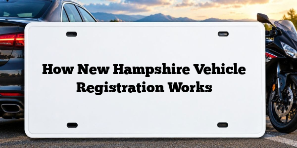 How New Hampshire Vehicle Registration Works