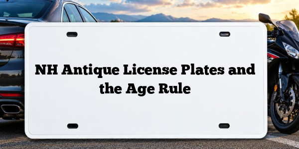NH Antique License Plates and the Age Rule